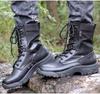 Herren Sommer Ultraleichte Atmungsaktive Taktische Kampfstiefel - Verschleißfeste Wüstenwanderschuhe