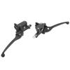 1 Pair 22mm 0.87in Brake Clutch Master Cylinder Lever Black for Gy6 50cc 110cc 125cc 150cc 250cc Scooter