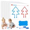 Brain Training Card Game 10-pieces Brain Training Memory Card Game Hand-Brain Coordination Card Fine Motor Skills Left & Right