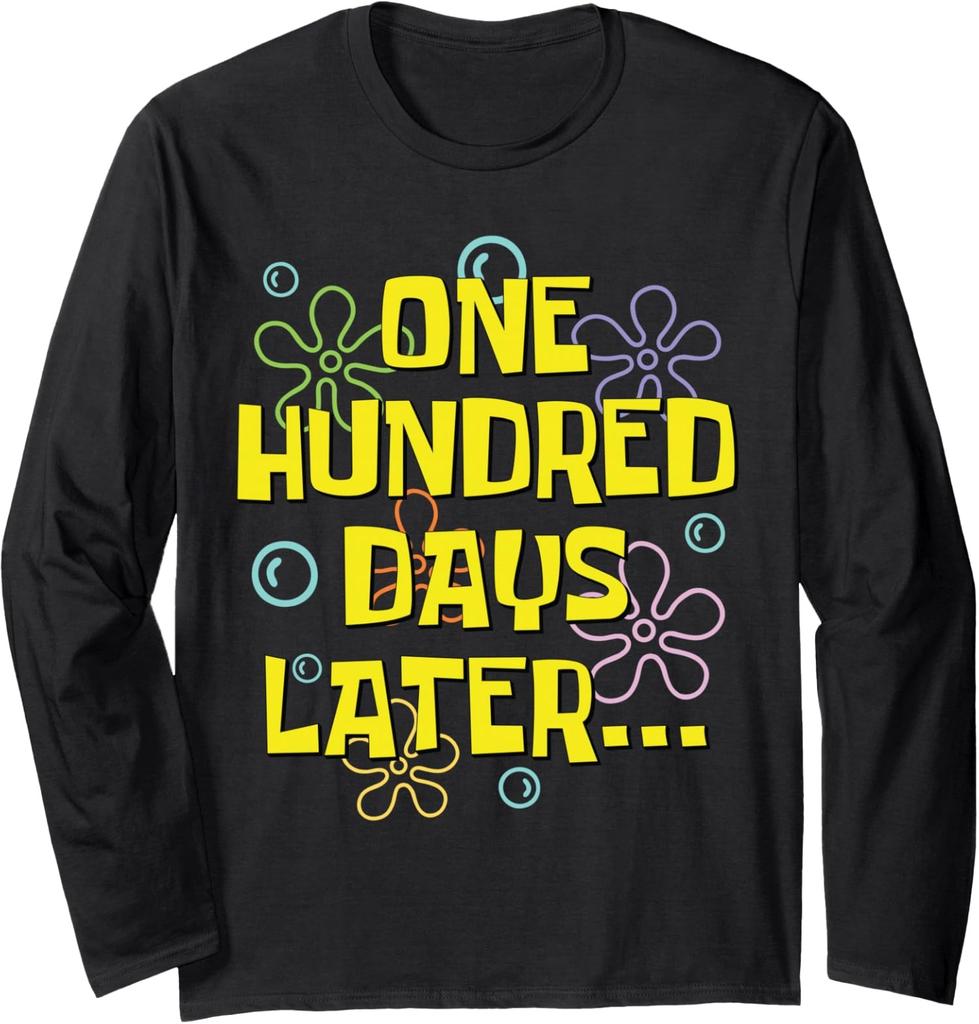 One Hundred Days Later Day School Teacher Pupil Long Sleeve T-Shirt