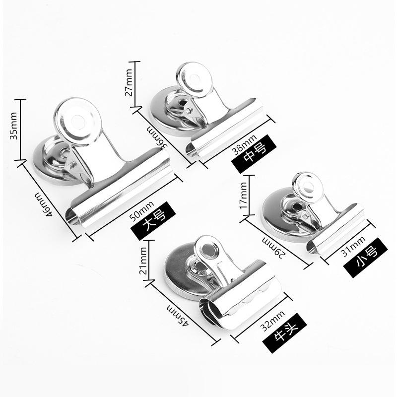 3Sizes Metal Round Fridge Magnetic Sticker Clip Fridge Wall Clamp Holder Whiteboard Magnet Tool