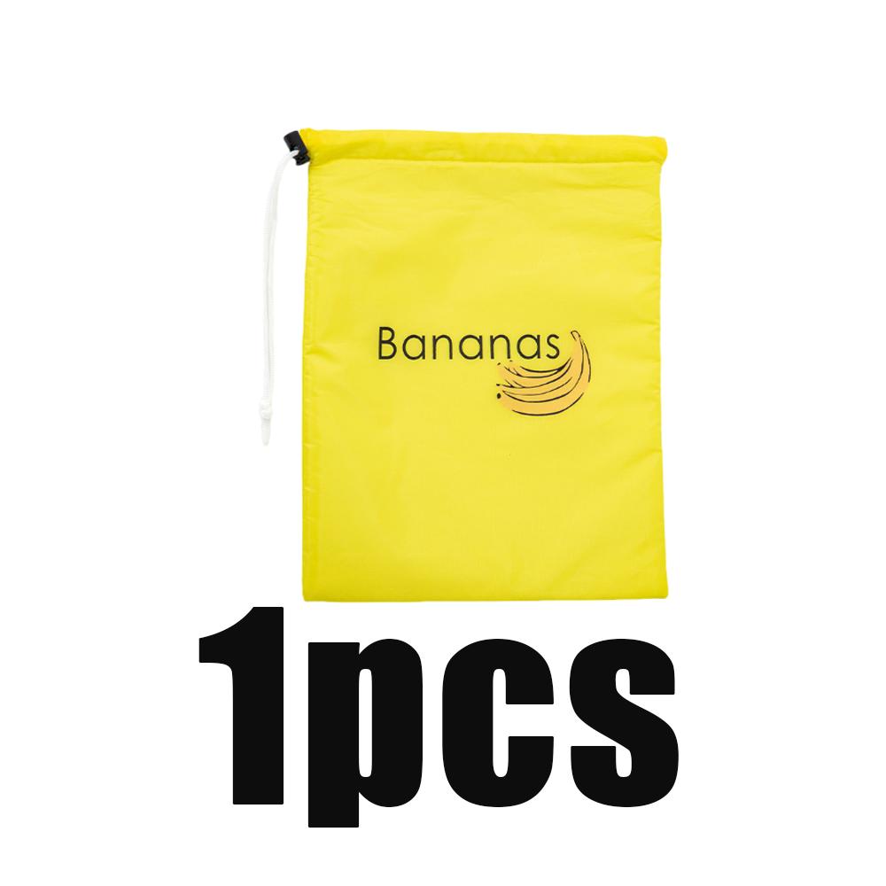 1-3pcs Banana Freshkeeping Bag Fruit Vegetables Storage Bag Insulated And Shock-Proof Pocket Drawstring Pocket Kitchen Supplies