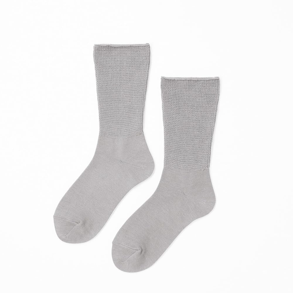 Thermos Warm Comfort Crew Sizes Comfortable To Cold Winter Warm Deodorizing &ONDO Socks, Length, 22-24cm, Gray, Wear, Protection, Warmth, Socks,