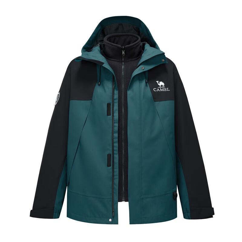 Camel Men's Jiaolong 3-in-1 Stormproof Hiking Jacket M34CAFO730D