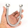 Toilet Connector Braided Stainless Steel Toilet Hose Toilet Water Supply Line 3/8inch To 1/2inch Flexible Toilet Hose