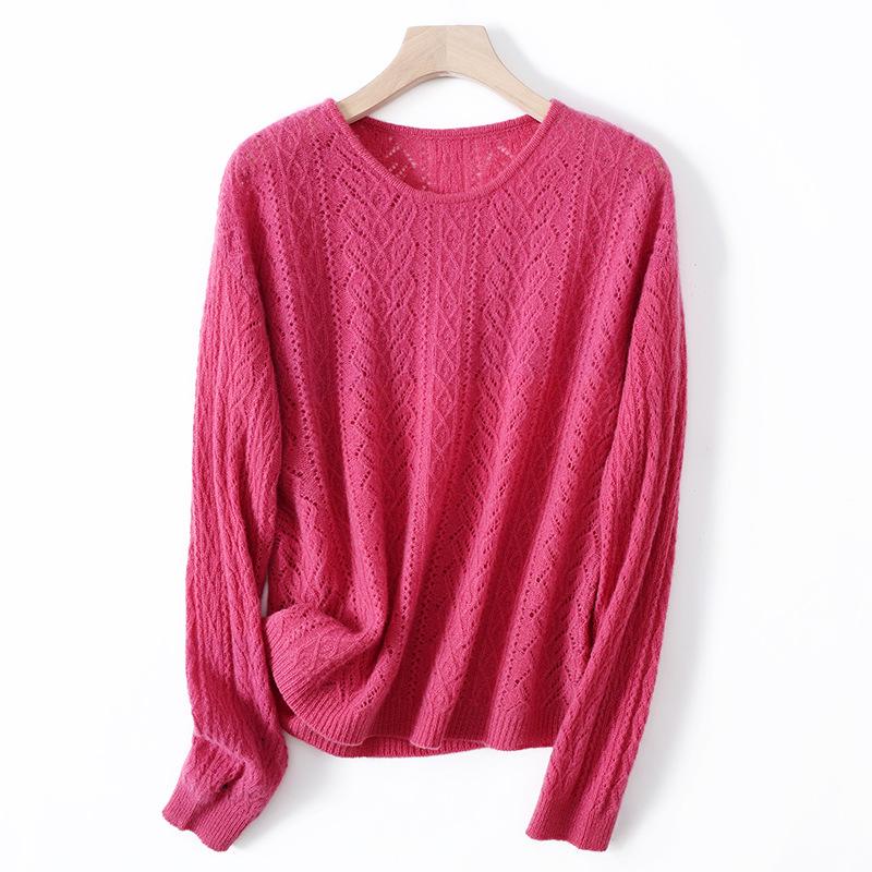 2026 New Elegant Loose Knit Women's Sweater – 100% Pure Wool