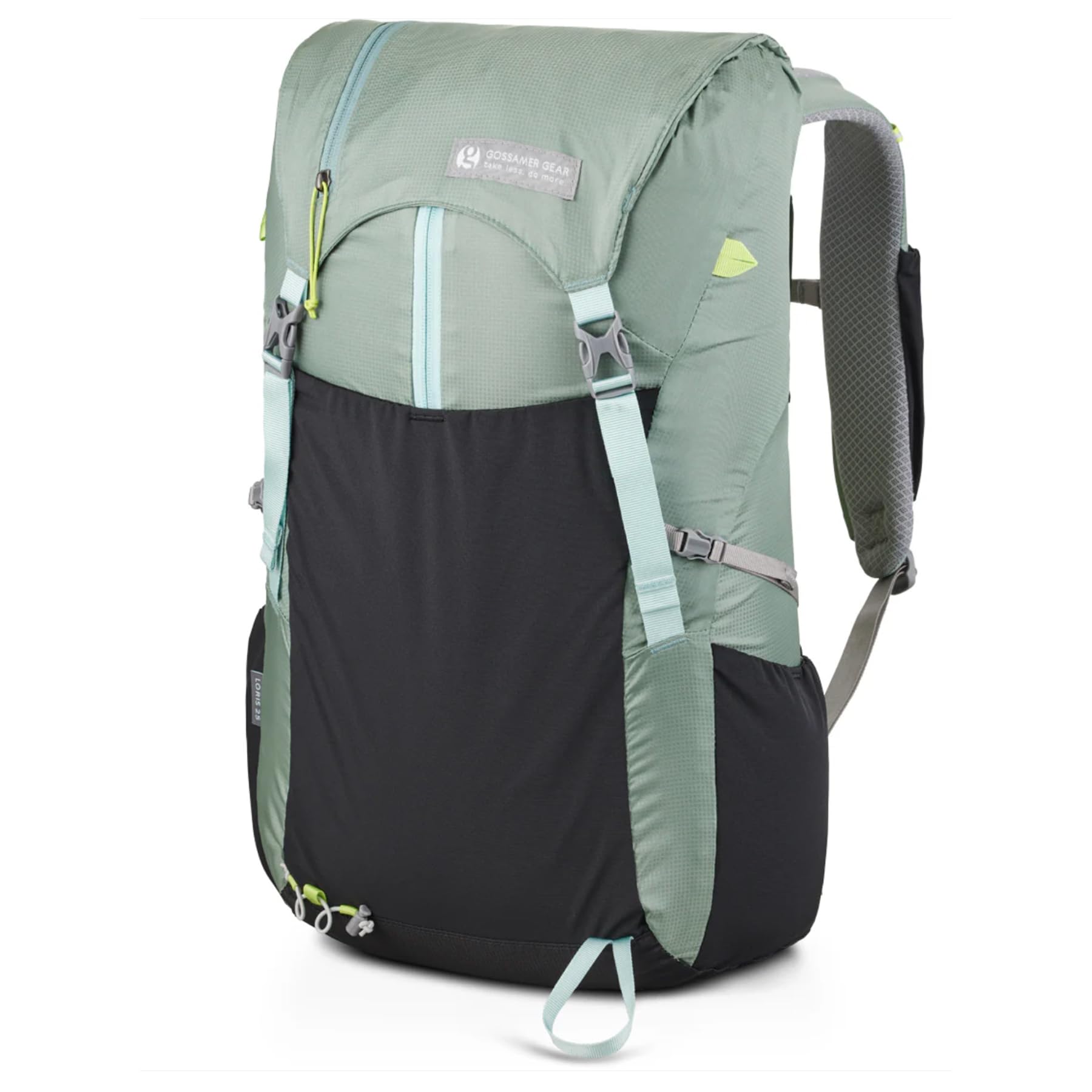 [Gossamer Gear] Рюкзак Gossamer Gear Loris 25 л, зеленый - Легкий, большой вместимости, для походов, альпинизма, однодневных походов, для ежедневного использования, в школу, для путешествий,