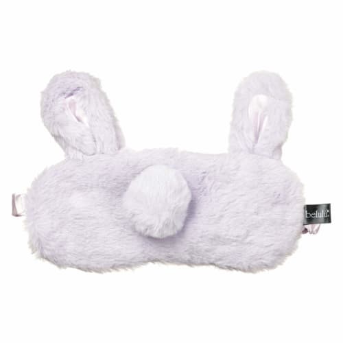 Belulu Fluffy Hot Eye Mask, Relieves Eye Tiredness, Esthetic Treatment, Heating, Eye Care, USB Timer, Eye Pillow, Hot Eyemask (Rabbit) KRD9007/R