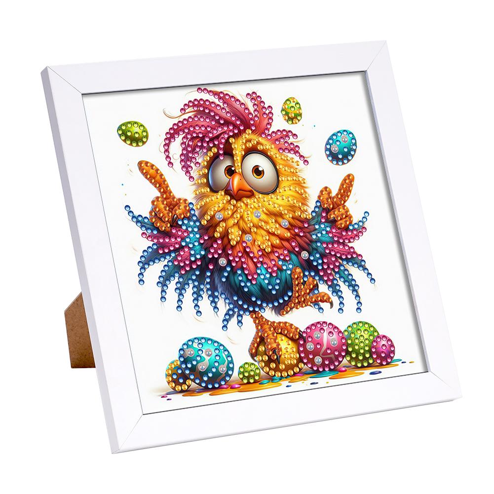 5D Animal DIY Partial Special Shape Drill Diamond Painting Kit W/ Frame