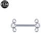 ASTM F136 Titanlegierung Mode Piercing Schmuck Mehrere Stile für Ohrbrücke, Brustwarzen-Barbell, Nasenring | Festival & Party