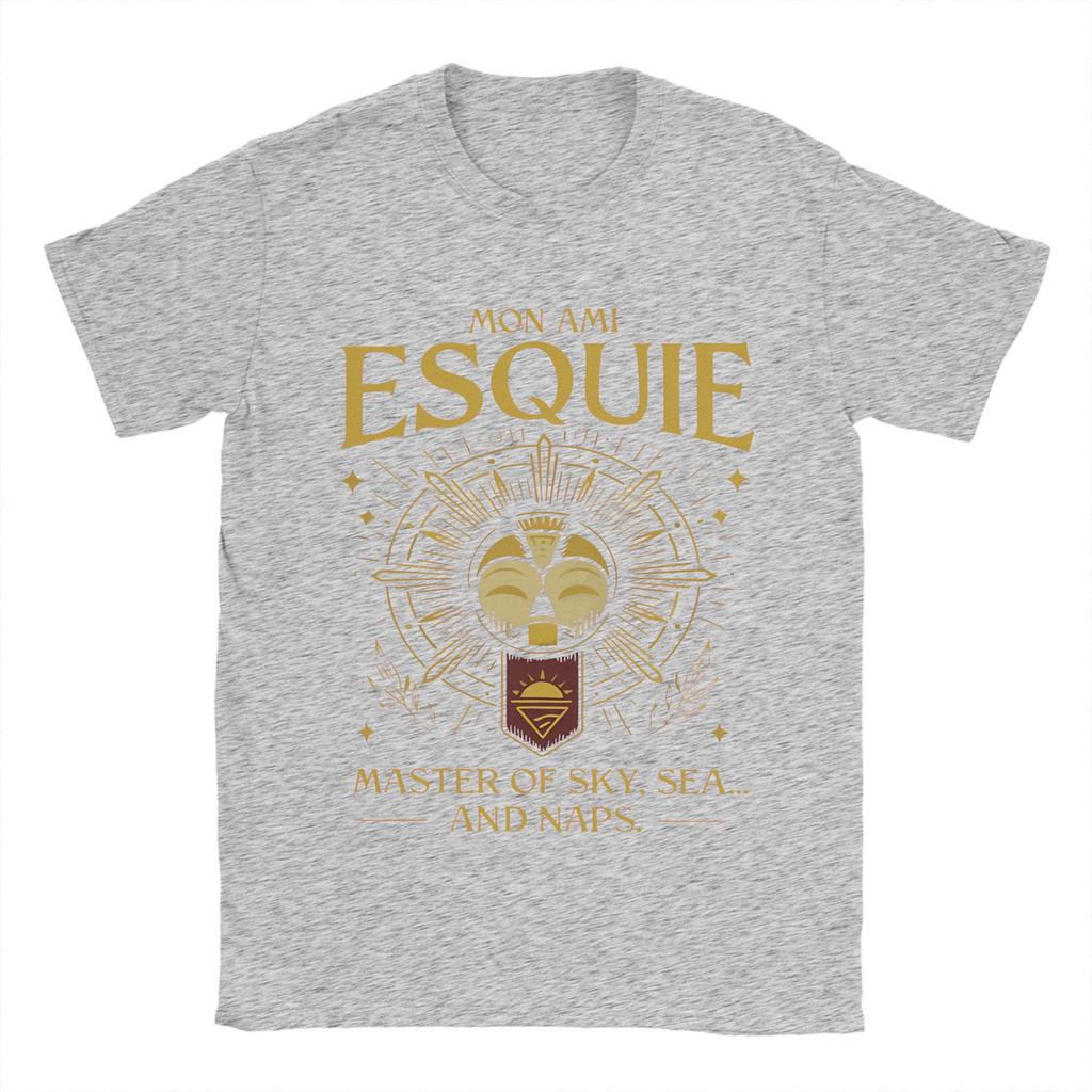 Expedition 33 Gamer Esquie Clair Obscur  Printed T Shirt for Unisex Women  100 Cotton  Tee Shirt Clothes