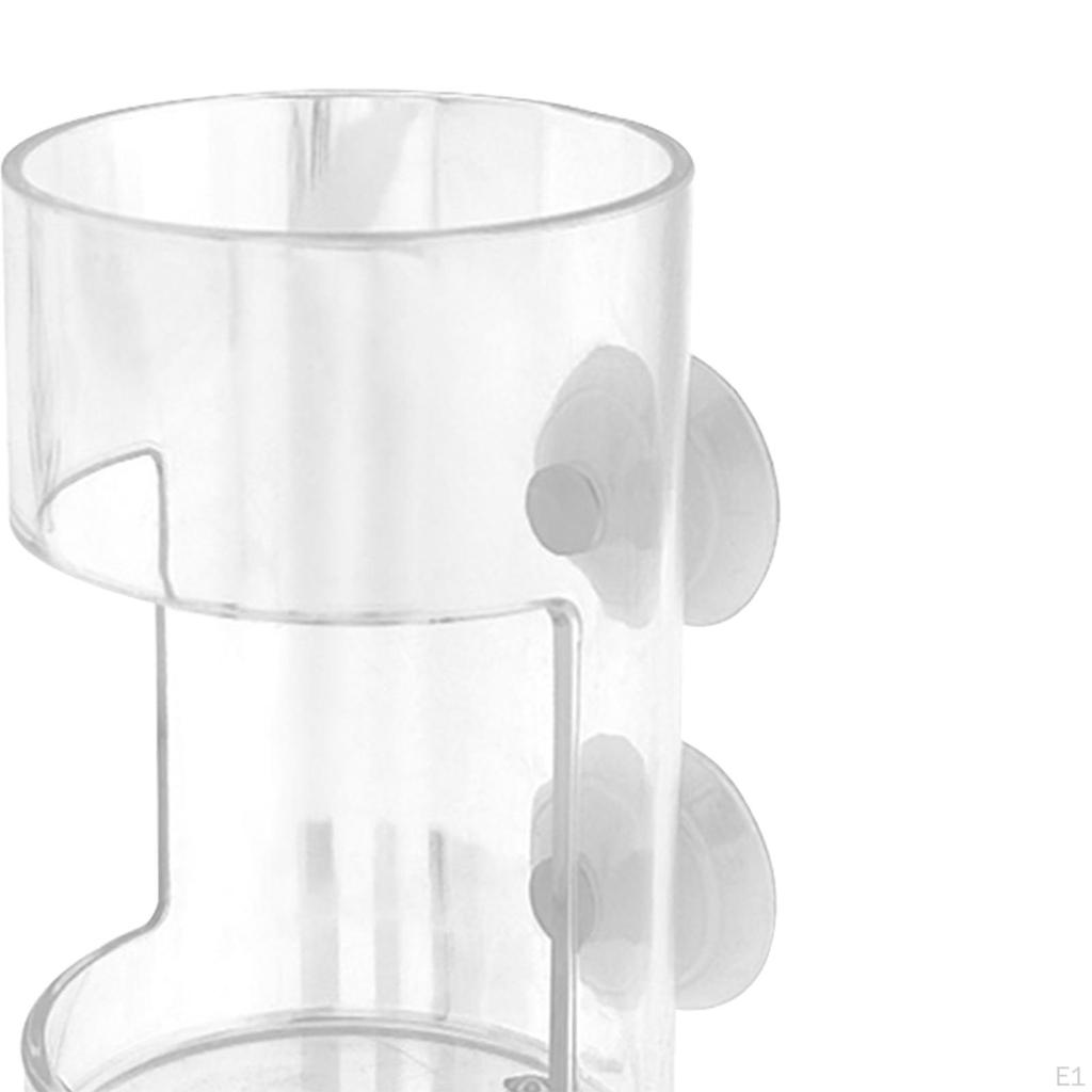 Akryl fiskefôringsrør for akvarium Clear Brine Shrimp Larve Worm