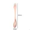 3-in-1 Spork Gabel Löffel Messer Campingbesteck für Rucksacktouren Picknick Küche