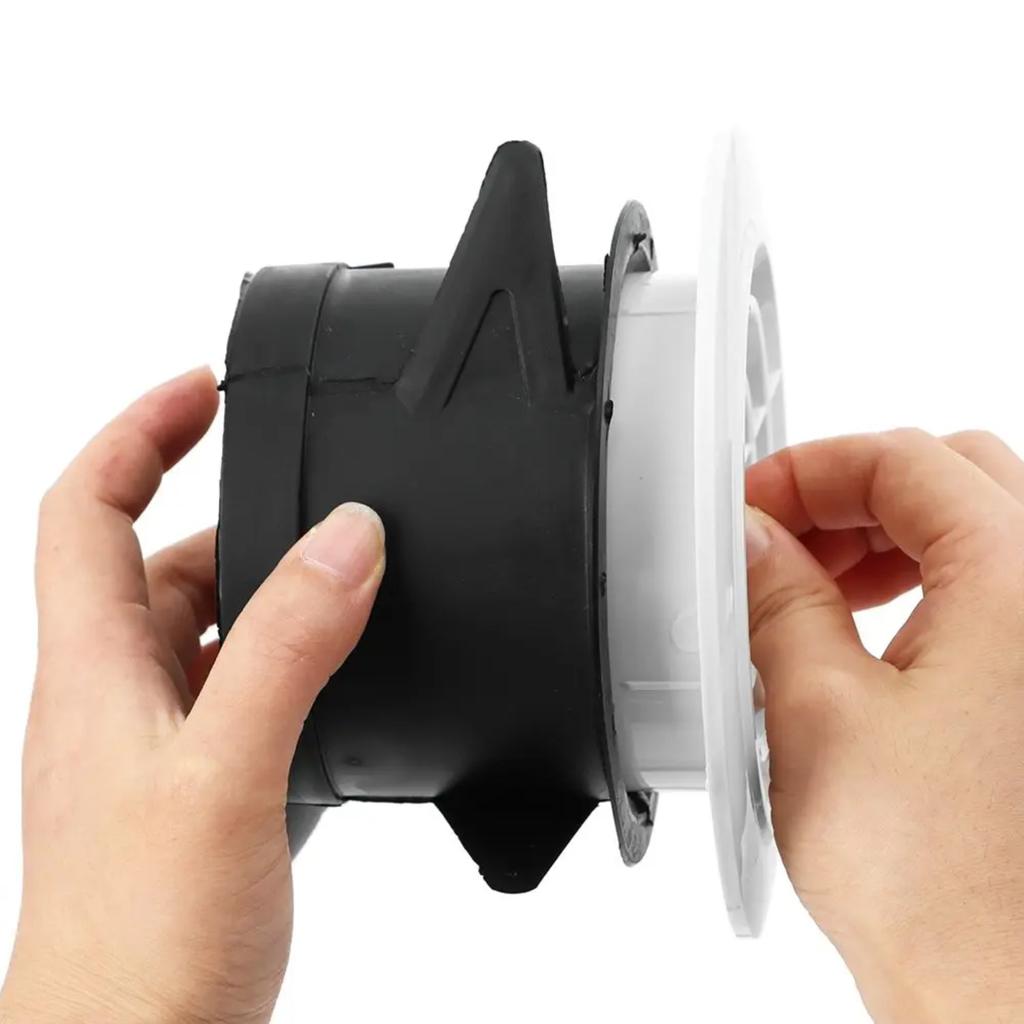 Adjustable Air Ventilation Cover Round Ducting Ceiling Wall Hole Abs Air Vent Grille Louver Kitchen Bath Air Outlet Fresh System