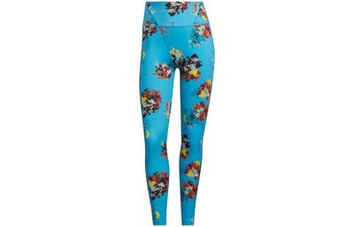 Ivy Park Printed Tights Crystal AOP/Shock Cyan HM5580