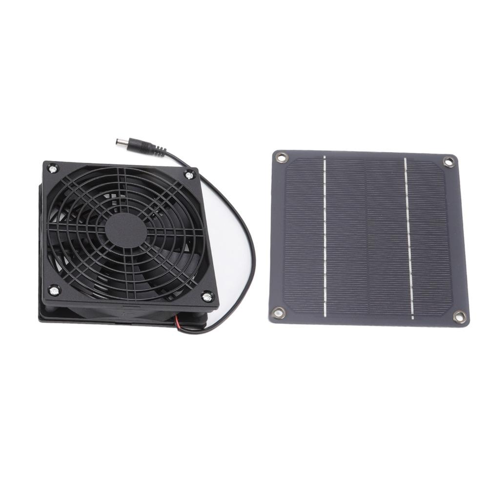 3W Solar Ventilation Fan Weatherproof Outdoor Solar Fan Solar Powered Exhaust Fan  Chicken Coop