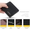 Baellerry Portofel scurt pentru bărbați Suport card vintage din piele Poșetă de modă pentru afaceri