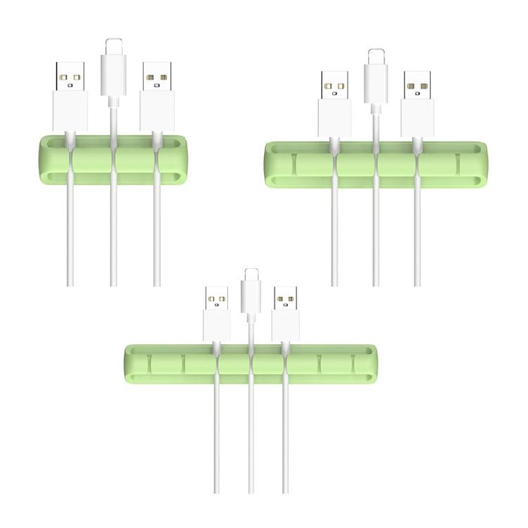 

Silicone Cable Organizer Winder Desktop Tidy Management Clips USB Cable Holder for Mouse keyboard Headphone Wire