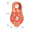 Pulley 26kN Rescuing Climbing with Ball Bearing Rock Single Aluminum Fixed Eye