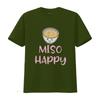 Miso Suppe T-Shirt Lustig s Niedlich Essen Kawaii Japanisch Glücklich vintage Gewaschen Bequem Leicht homme Lässig Streetwear Weich