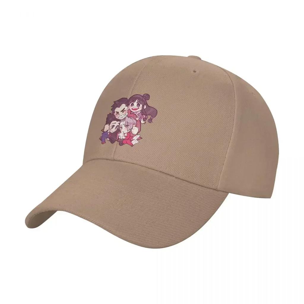 Ace Attorney The Good Pals Baseball Cap Rave Hat Unisex Luxury Caps Unisex Womens