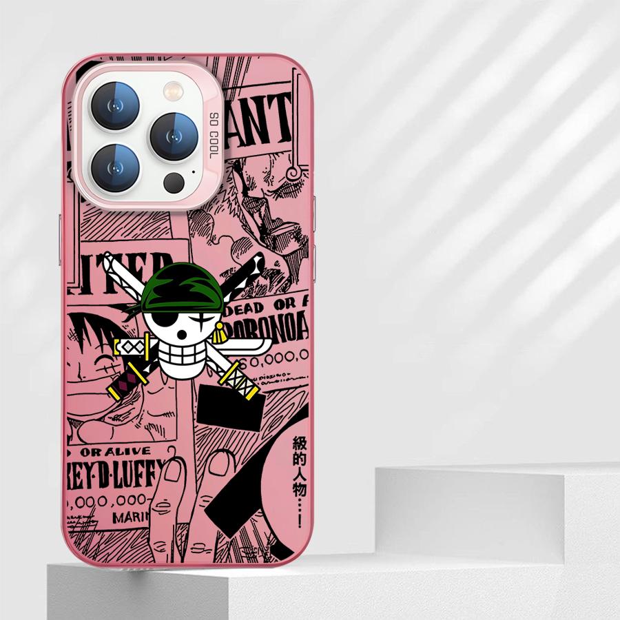 Soft Shell Case for iPhone 11 12 13 Pro Max 14 15 16 Plus 16e One Piece Bone Logo