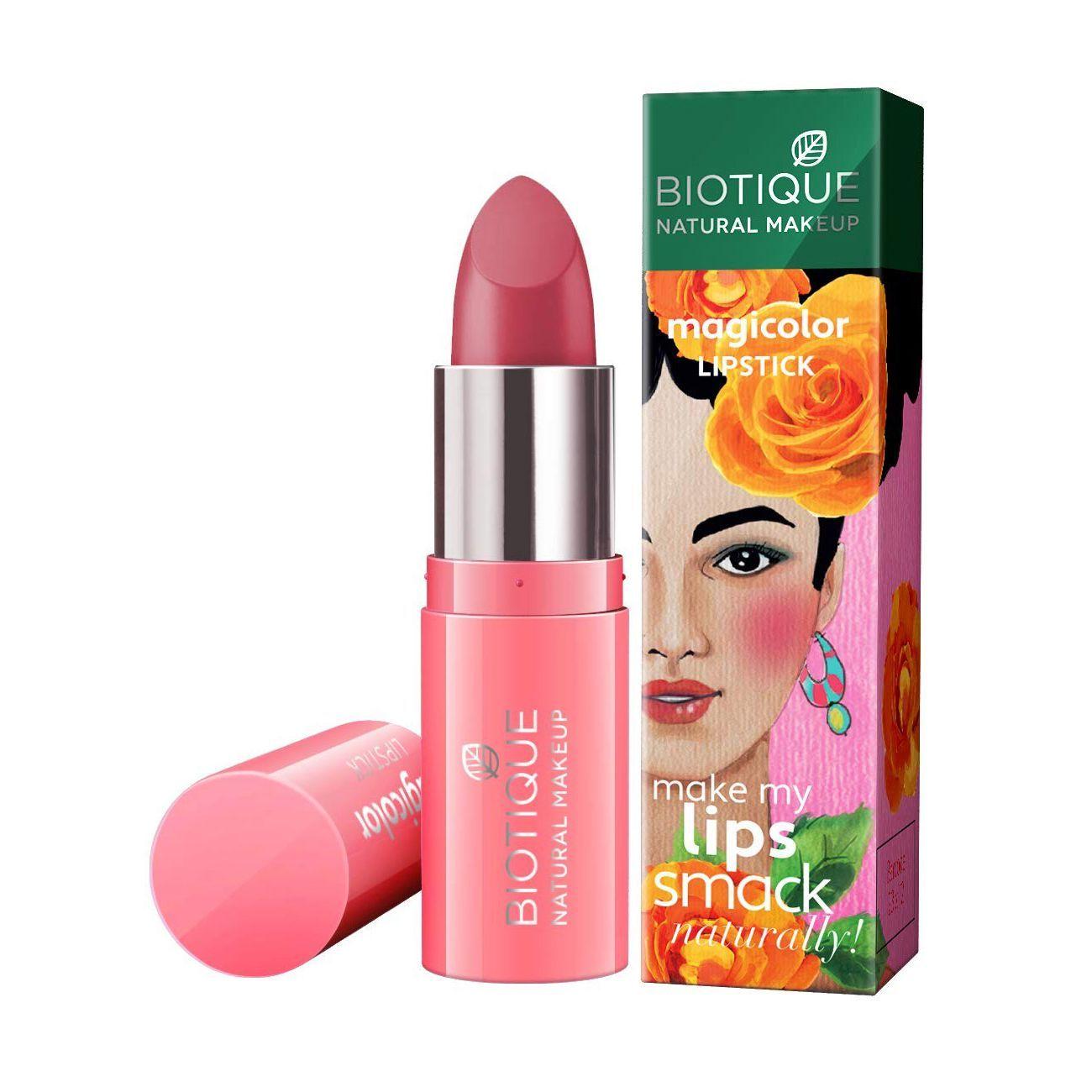 

Помада для губ Розовое мерцание (4,2 г), Magicolor Lipstick Twinkle Pink, Biotique
