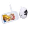 Baby Monitor No WiFi Upgrade with Camera and Audio 5 Inch LCD Screen 720P with 360 degrees  Pan Tilt 2X Zoom Night