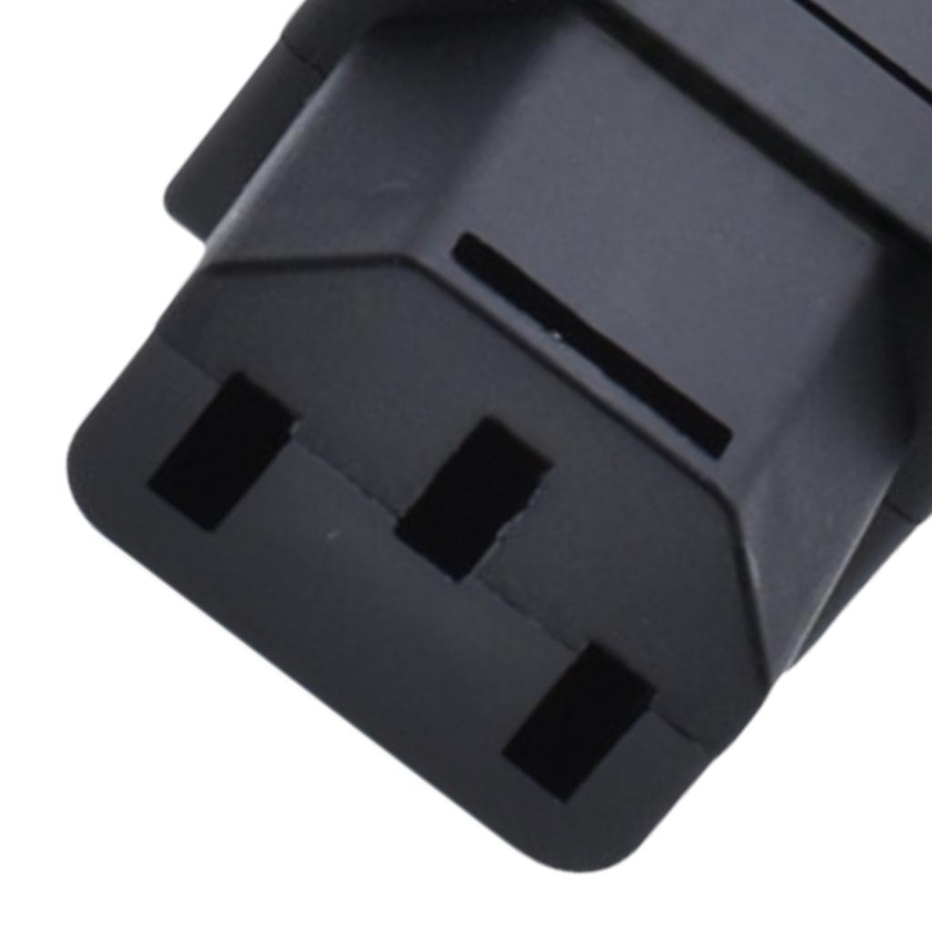 2Units 3Pin Inlines Power Plugs Adapters 10A 250V IEC320 C13 Female With Groundeds Terminals Connectors