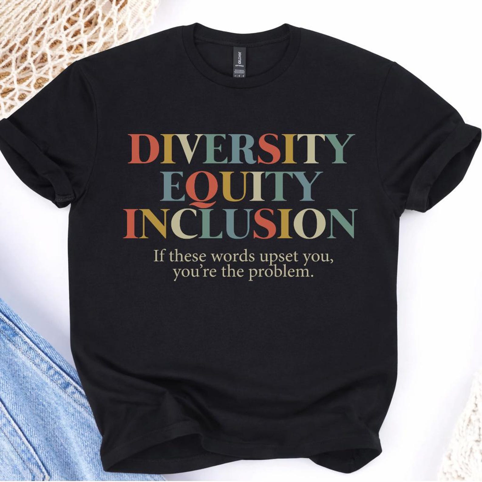 Diversity Equity Inclusion Tee | Resist Social Justice T-Shirt 4XL