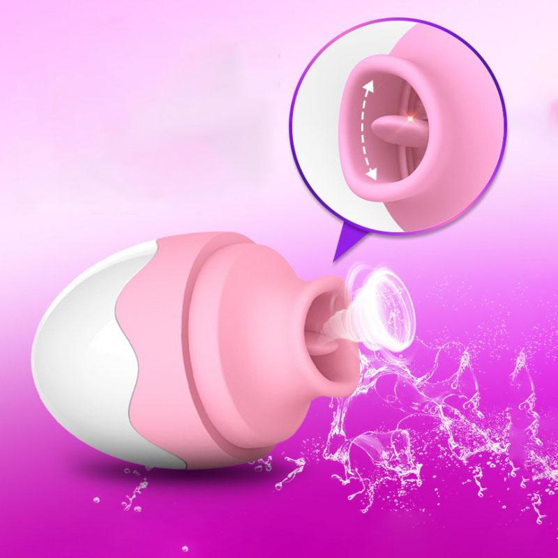 7 Speeds Female Masturbation Clitoris Sucking Tongue Vibrator Nipple Foreplay Orgasm Supplies Sex Toy for Couple