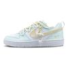 Nike Court Borough Low Sea Salt Coconut Low top Skateboard Shoes GS White Blue DV5456-106(Team79-)