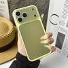 INS Gradient Matte Laser Seven Colors Phone Case For Apple iPhone 17 16 15 Pro Max Camera Lens Proteciton Shockproof Hard Cover