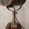 Tripod Floor Lamp In  Brown Finish