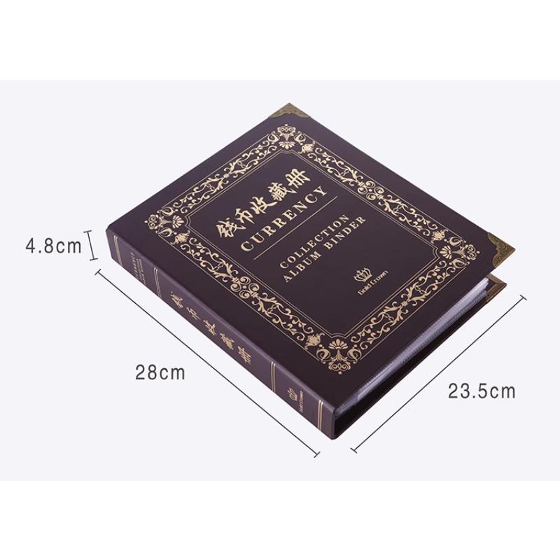 Large Capacity Banknote Collection Book, Coin Protection Folder, Coin Commemorative Coin Collection Book, Commemorative Note Collection Book