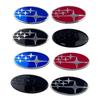 For Subaru Forester Outback Legacy Impreza STI BRZ 58mm Alloy Car Steering Wheel Center Emblem Badge Decal Auto Accessories X4