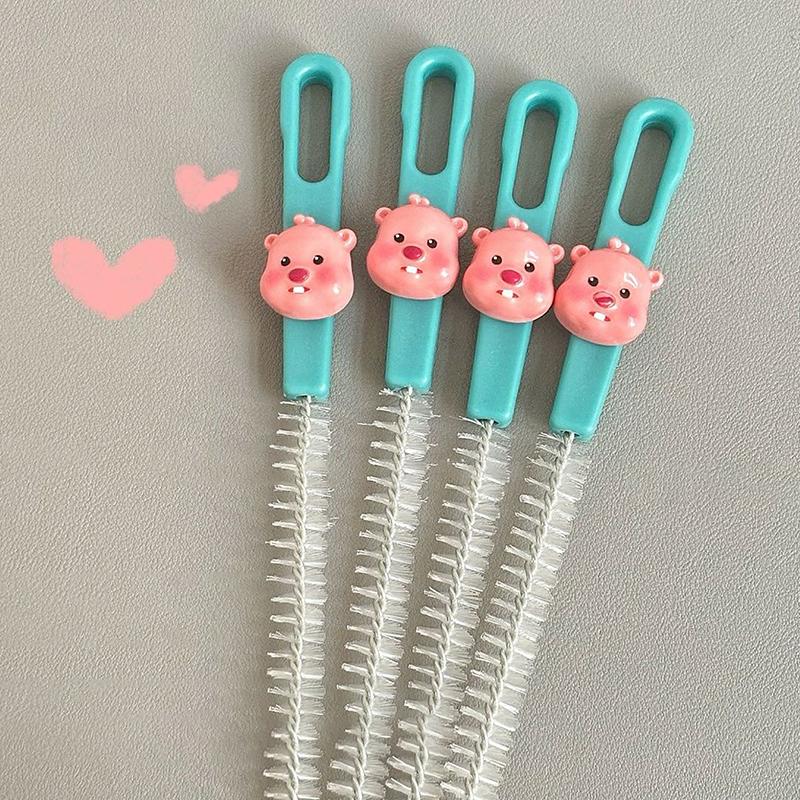 Kitchen Cleaning Brushes Nylon Wire Bottle Straw Brush Household Cleaning Brush Cup Tube Bottle Straw Washing Cleaner Brush Tool