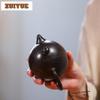 280ml Classic Yixing Purple Clay Teapots Handmade Dragon Egg Pot Raw Ore Da Hong Pao Covered With Ash Mud Kettle Zisha Tea Set