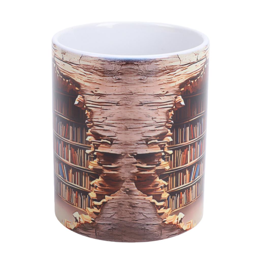 3D Book Mug Ceramic Cup Unique Art Design 3D Visual Effect Book Mug Home Decoration B