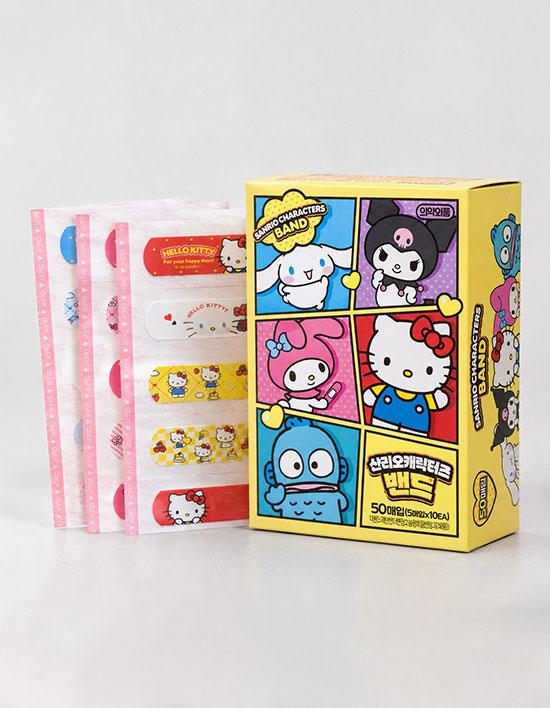 Atex Sanrio Characters Band Large Capacity 50 Sheets