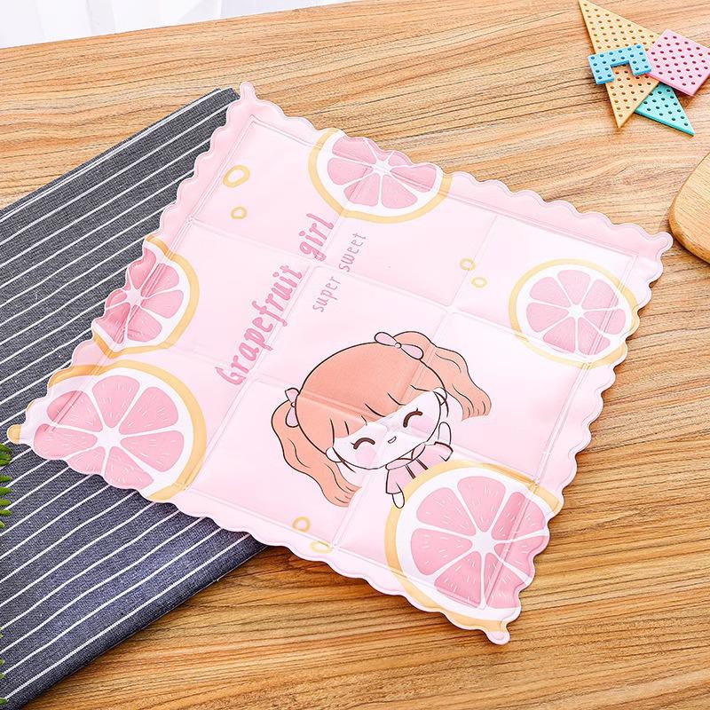 

Подушка на сиденье с мультяшным принтом, прохладная и дышащая, для всех сезонов