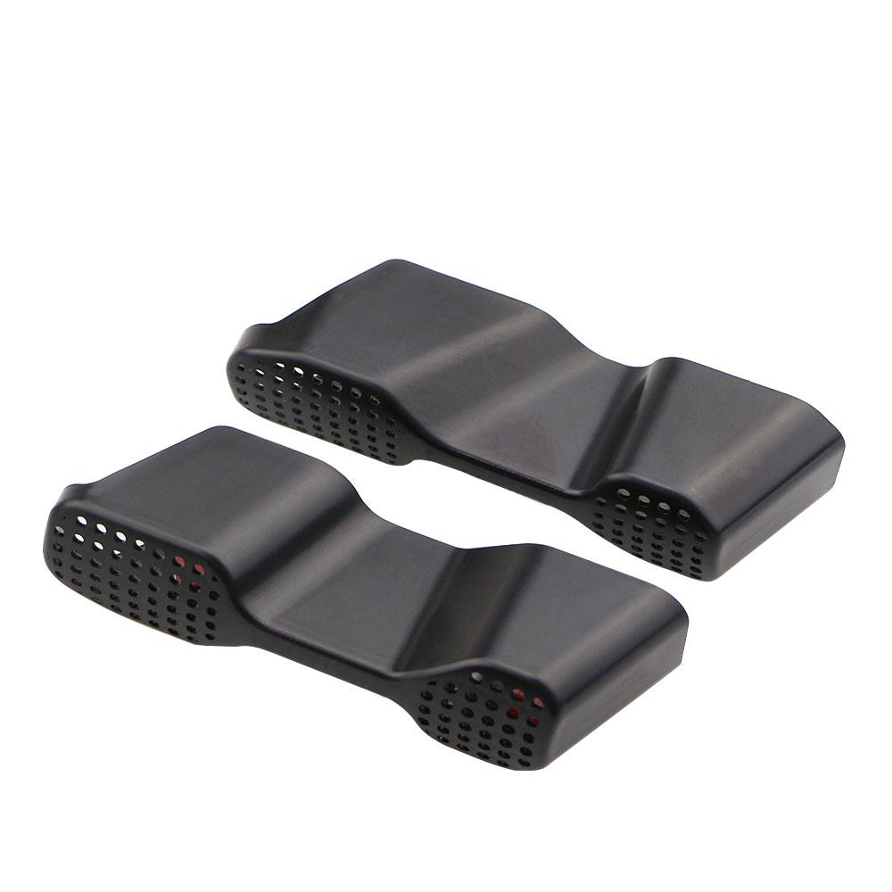 2 Stück Auto Luftauslassabdeckung für Mitsubishi Outlander 2013-2025 Rücksitz Klimaanlage Kanal Lüftungsgitter Schutz Zubehör