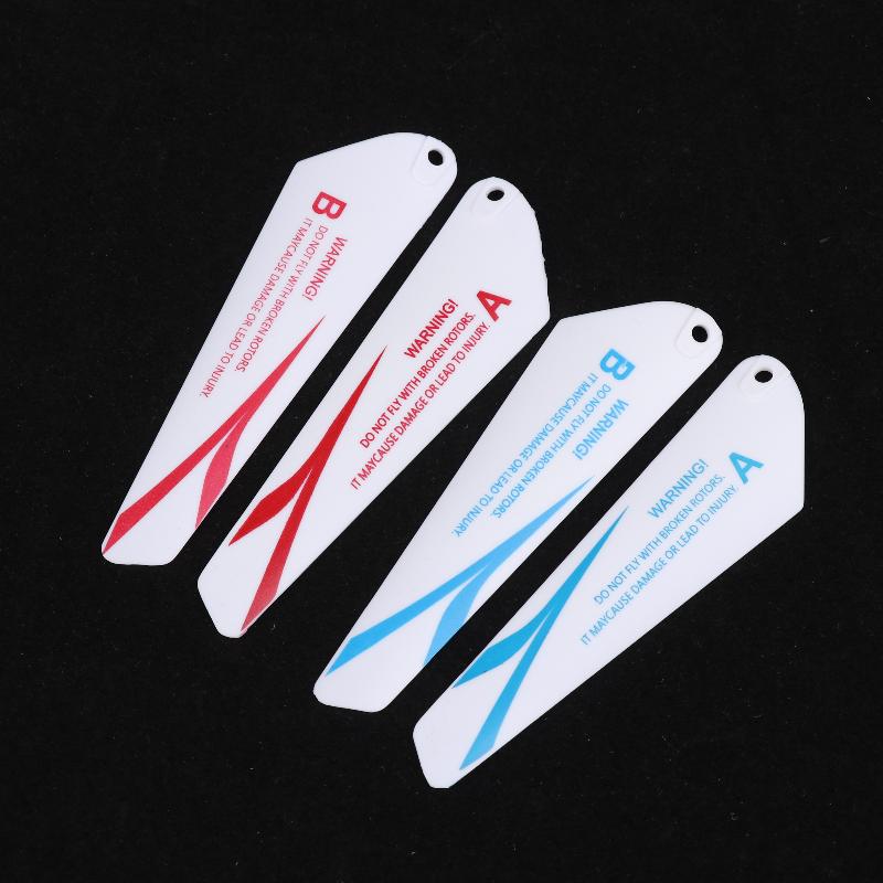 4Pcs Spare Accessories Rc Toy Parts 9Cm Spare Blades Fans For R/C Mini Helicopter Ch002 Ch023 Drone Copter Toys