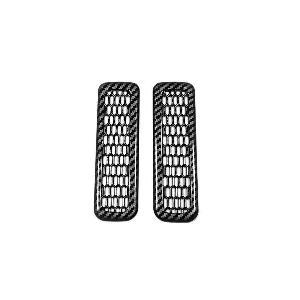 For Xpeng G9 2022 2023 2024 Accessories ABS Carbon fiber wood grain Car Front A Center Pillar Side Air Vent Outlet Cover Trim