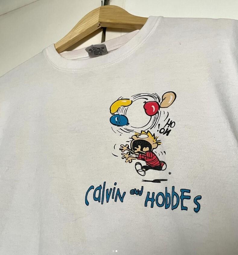 Calvin and Hobbes Reprint Shirt Size S-5Xl Fans Gift Unisex T-Shirt M