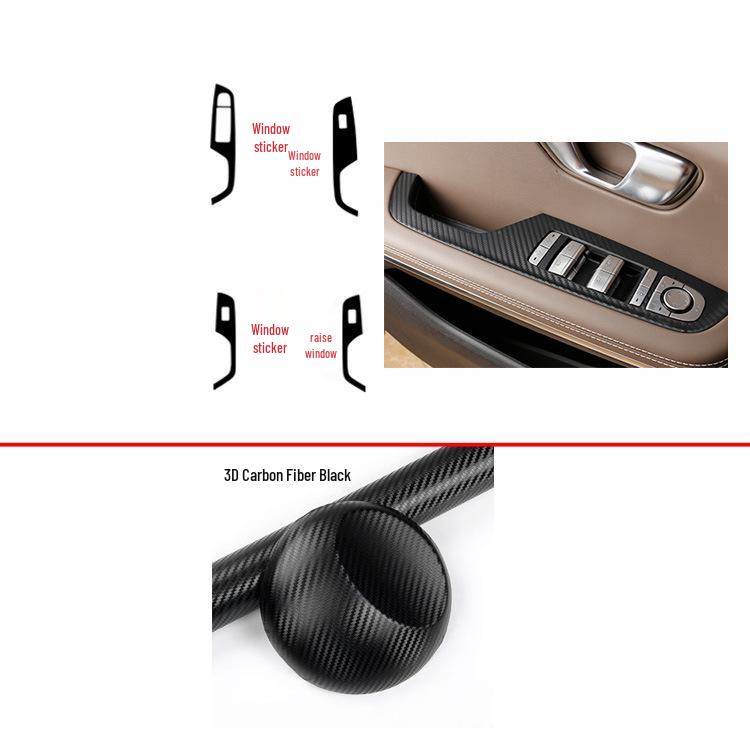 

Отделка центральной консоли из углеродного волокна BYD Han EV для 20 моделей