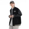 Black American Baseball Jacket Men'S Loose Casual Top Trendy Brand Men'S Jacket Clothes Trendy Brand