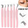 Non-magnetic Grafting False Eyelash Tool Stainless Steel Makeup Tool Fiber Tip  Beauty Salon