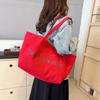 Casual Big Bag Women's New Canvas Shoulder Bag Large Capacity Tote Bag Class Commuter Handbag