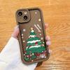 Festive Apple iPhone 11-15 Pro Max Drop-proof Christmas Tree Case